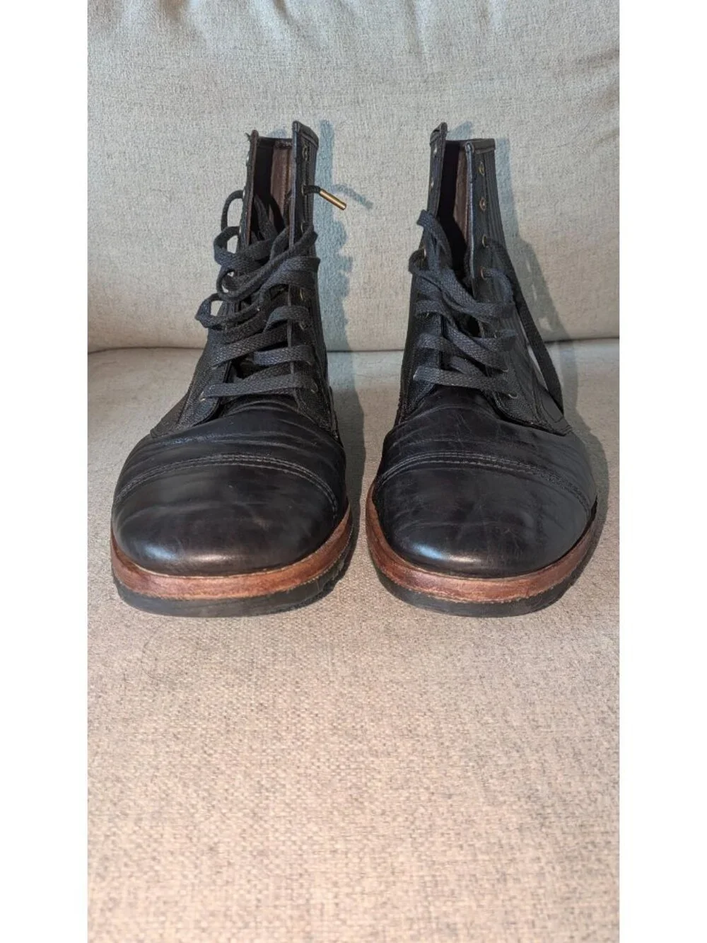 Timberland Boot Company Boots Bardstown Cap toe Boots sz 11 black leather